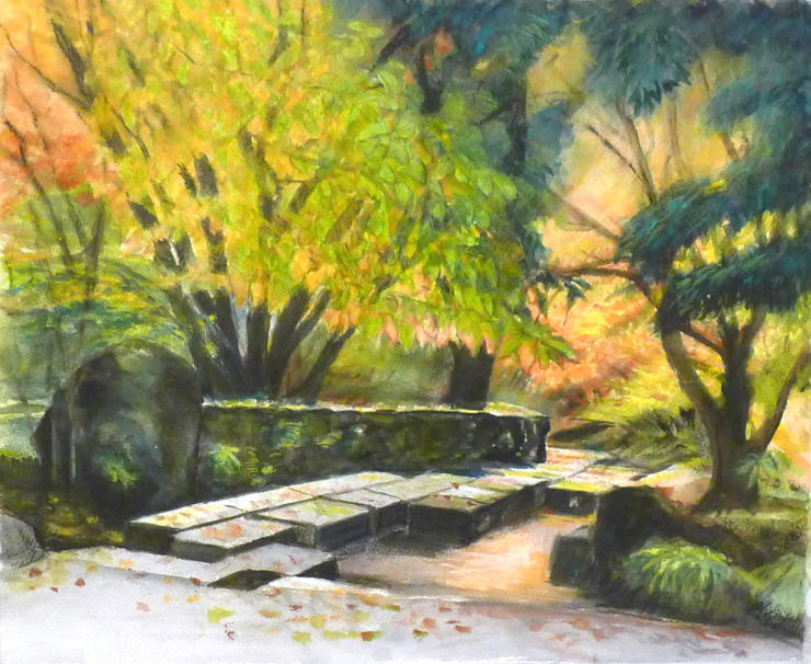 黄金色の万博公園