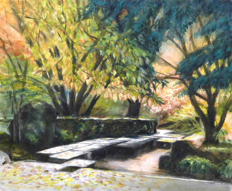 黄金色の万博公園