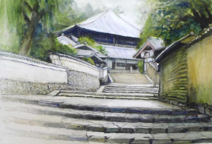 静寂の石段（二月堂裏参道）